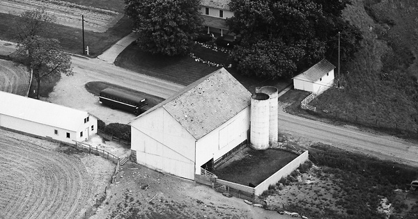 Vintage Aerial photo from 1976 in Coshocton County, OH