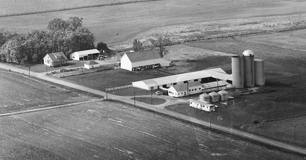 Vintage Aerial photo from 1979 in Shelby County, OH