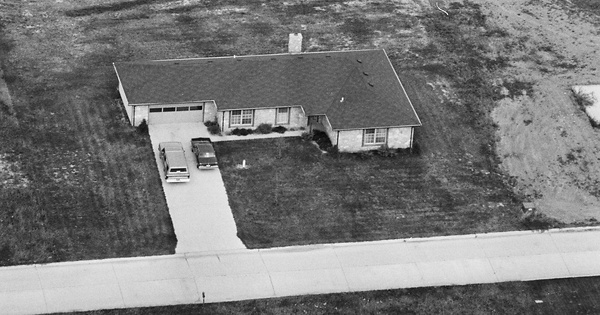 Vintage Aerial photo from 1982 in Boone County, IN