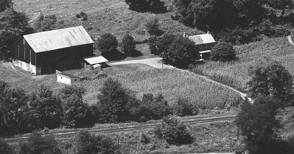 Vintage Aerial photo from 1975 in Franklin County, PA