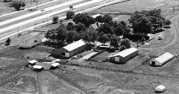 Vintage Aerial photo from 1976 in Lafayette County, MO