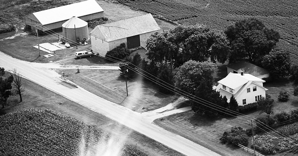 Vintage Aerial photo from 1975 in Will County, IL