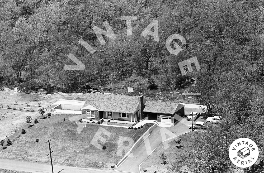 Vintage Aerial Pennsylvania Carbon County 1963 1CCA3