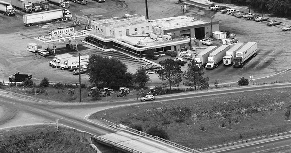 Vintage Aerial photo from -1986 in Lowndes County, GA