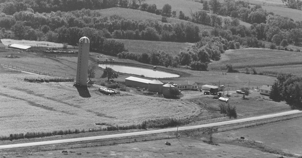 Vintage Aerial photo from 1980 in Clinton County, MO
