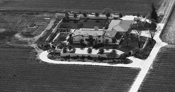 Vintage Aerial photo from 1987 in Napa County, CA
