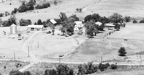 Vintage Aerial photo from 1980 in Cooper County, MO