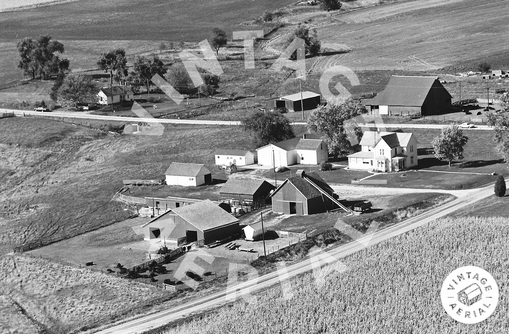 Vintage Aerial Illinois McDonough County 1976 39BMD12