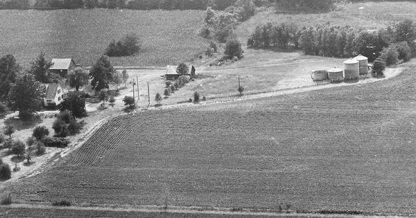 Vintage Aerial photo from 1988 in Sangamon County, IL