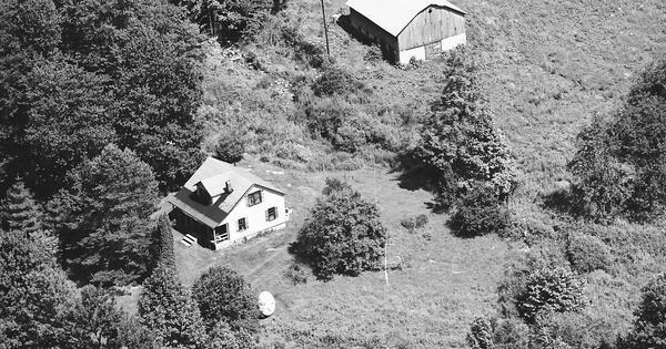 Vintage Aerial photo from 1986 in Webster County, WV