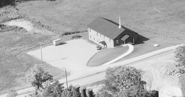 Vintage Aerial photo from 1985 in Calhoun County, WV