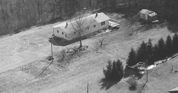Vintage Aerial photo from 1995 in Monroe County, WV