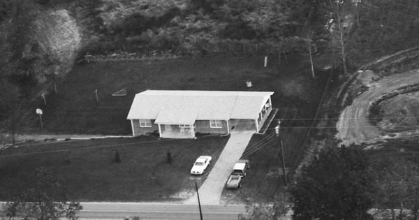Vintage Aerial photo from 1986 in Rutherford County, NC
