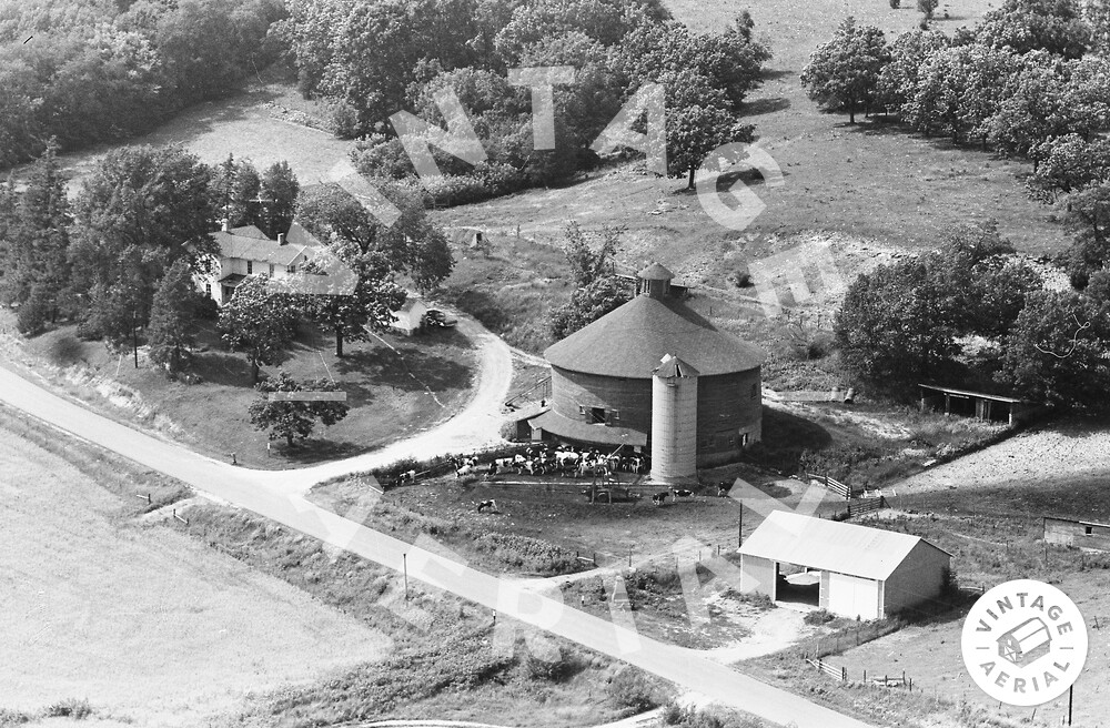 Vintage Aerial Wisconsin Rock County 1964 52CRO1