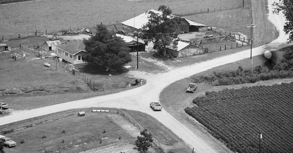 Vintage Aerial photo from 1988 in St. Landry Parish, LA