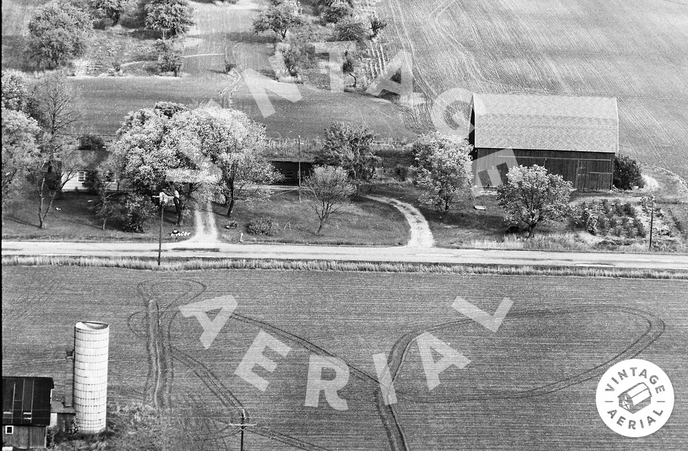 Vintage Aerial Michigan Shiawassee County 1967 21YSH25