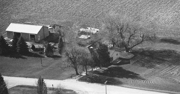 Vintage Aerial photo from 1991 in Tuscola County, MI