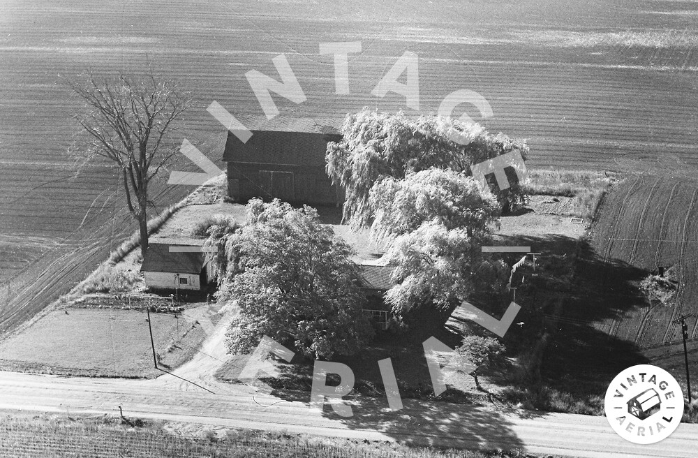 Vintage Aerial Michigan Shiawassee County 1967 1YSH15