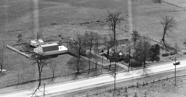 Vintage Aerial photo from 1964 in St. Clair County, MI
