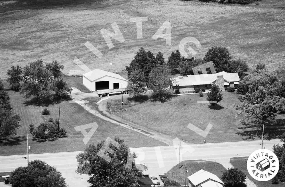 Vintage Aerial Michigan Shiawassee County 1984 19WSH5