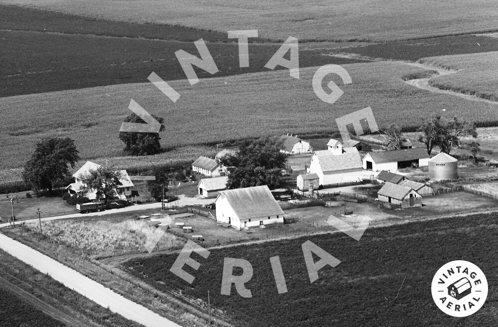 Vintage Aerial Iowa Boone County 1973 44BBO28