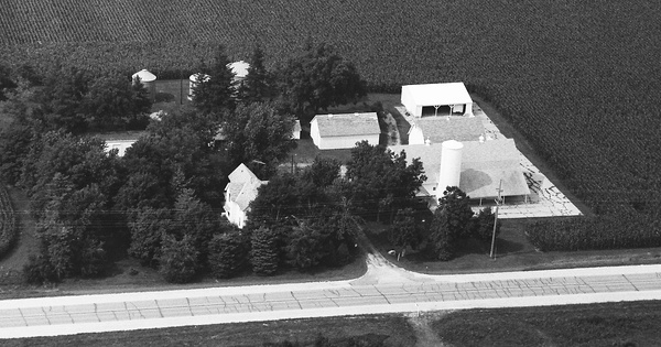 Vintage Aerial photo from 1994 in Bremer County, IA