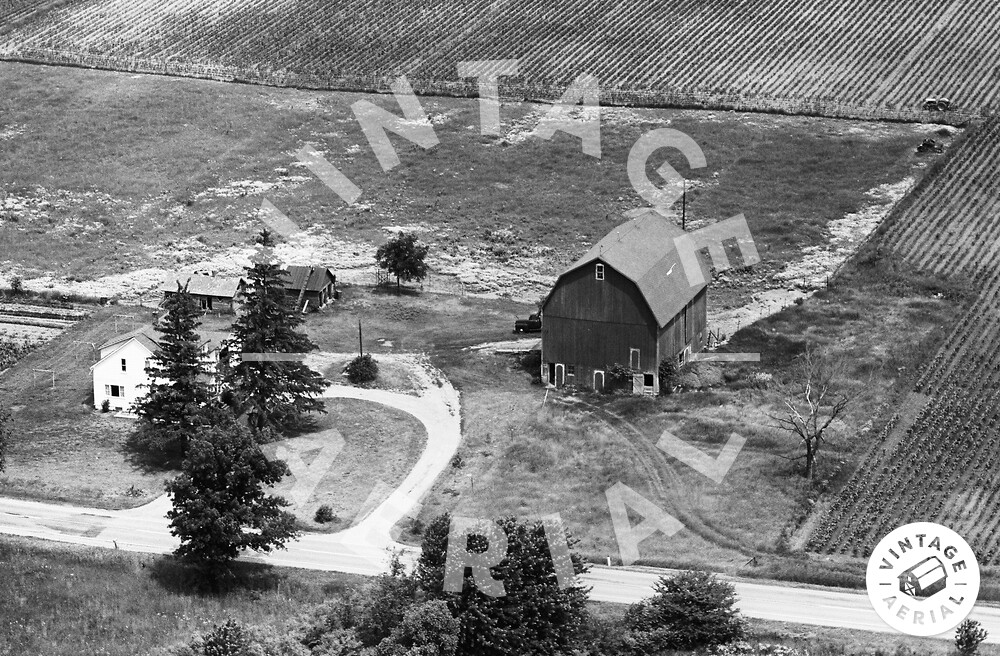 Vintage Aerial Michigan Ionia County 1965 7EIO16