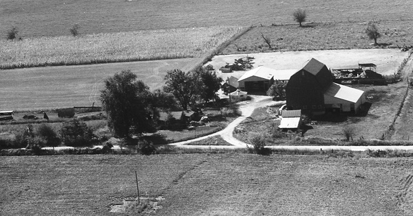 Vintage Aerial photo from 1973 in Ionia County, MI
