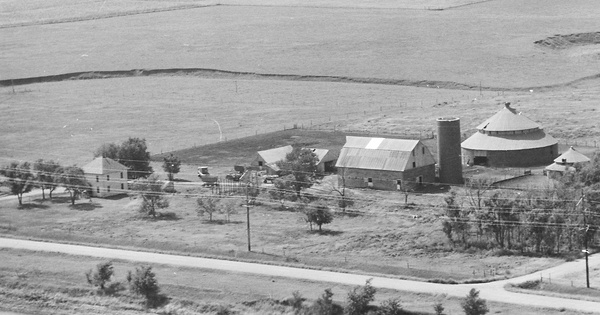 Vintage Aerial photo from 1978 in Sioux County, IA