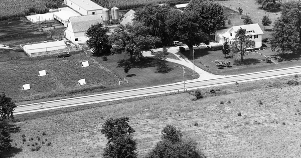 Vintage Aerial photo from 1976 in Henry County, IA