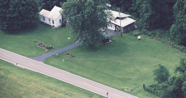 Vintage Aerial photo from 1998 in Shelby County, KY