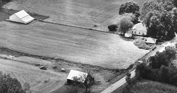Vintage Aerial photo from 1980 in McLean County, KY