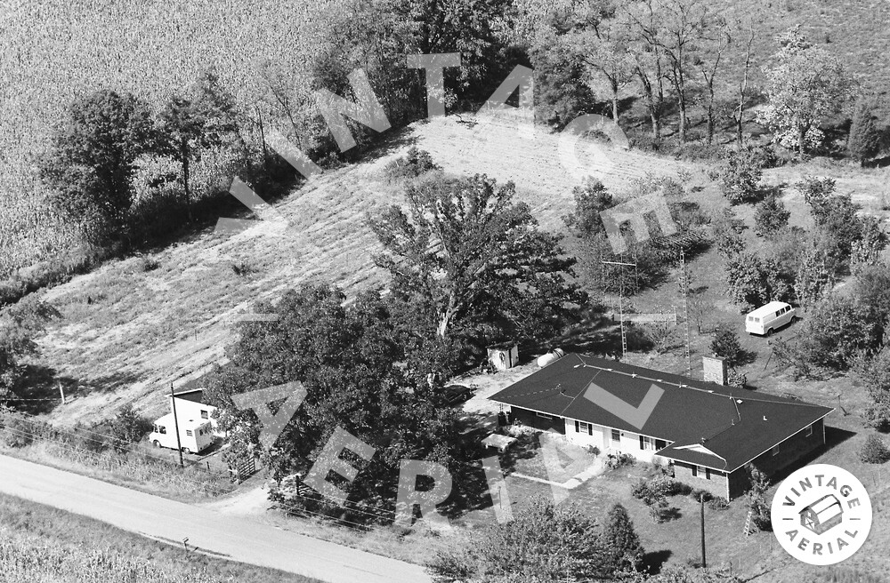 Vintage Aerial Kentucky McLean County 1980 12SMC11