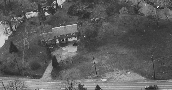 Vintage Aerial photo from 1984 in Oakland County, MI