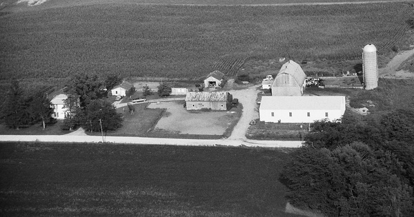 Vintage Aerial photo from 1995 in Noble County, IN