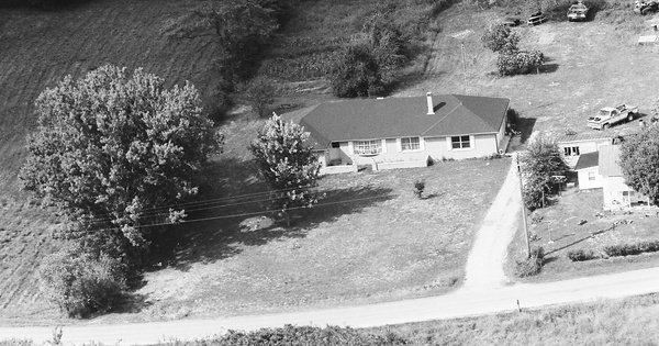 Vintage Aerial photo from 1983 in Owen County, IN
