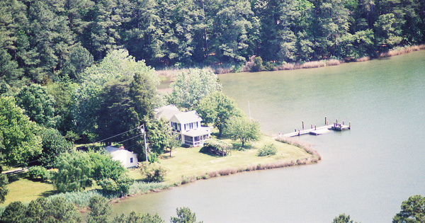 Vintage Aerial photo from 2002 in Talbot County, MD