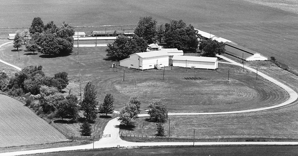 Vintage Aerial photo from 1972 in Clayton County, IA