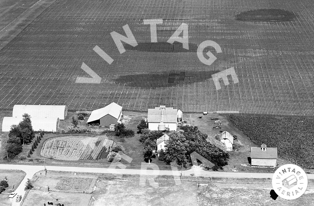 Vintage Aerial Iowa Marshall County 1965 33BDMA24
