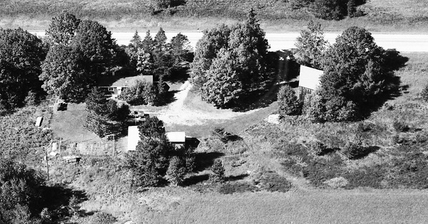 Vintage Aerial photo from 1989 in Alpena County, MI