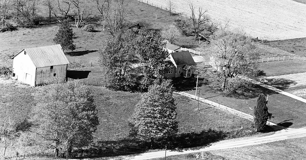 Vintage Aerial photo from 1972 in Union County, IN