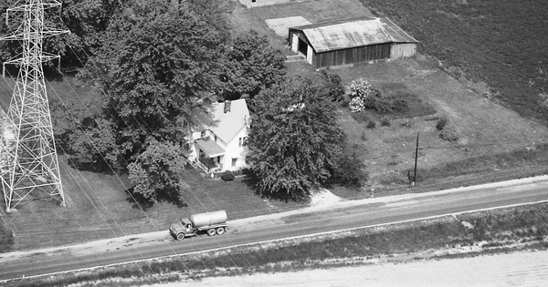 Vintage Aerial photo from 1989 in Warrick County, IN