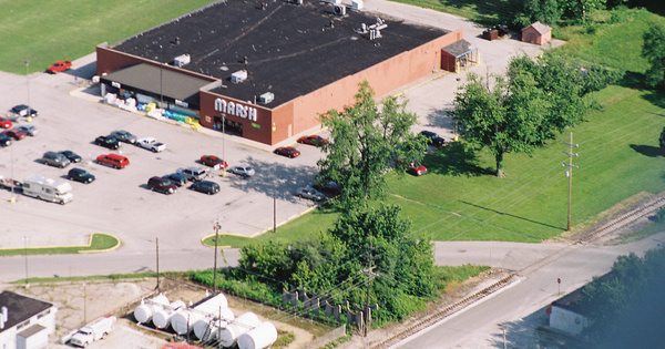 Vintage Aerial photo from 2001 in Madison County, IN