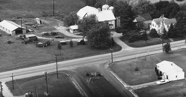Vintage Aerial photo from 1973 in Cecil County, MD