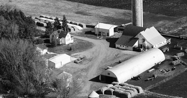 Vintage Aerial photo from 1987 in Nicollet County, MN