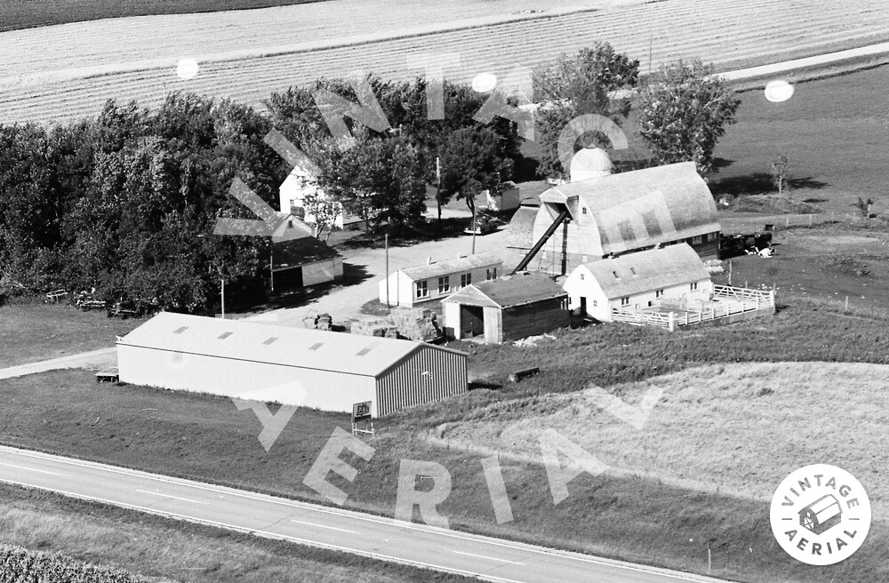 Vintage Aerial Minnesota Meeker County 1970 34PME29