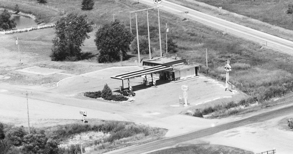 Vintage Aerial photo from 1984 in Hall County, NE