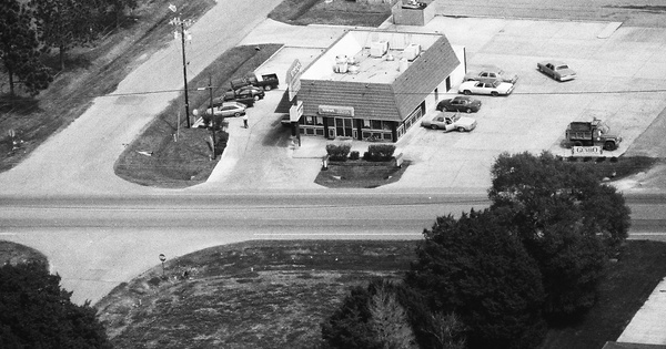 Vintage Aerial photo from 1991 in St. Martin Parish, LA