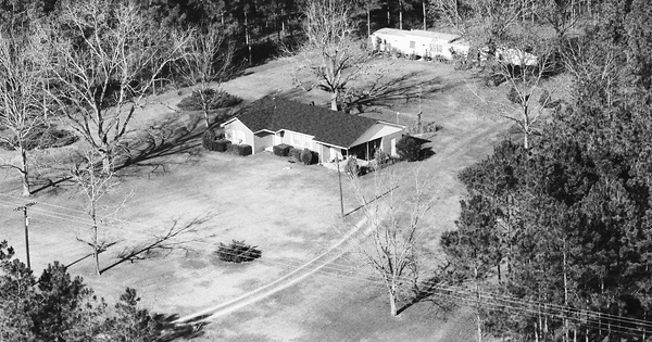Vintage Aerial photo from 1983 in Coffee County, AL