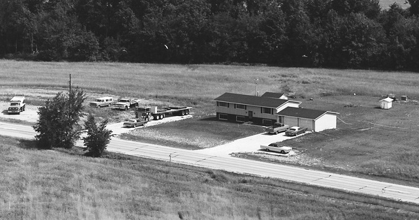 Vintage Aerial photo from 1977 in Audrain County, MO